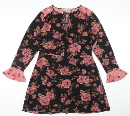 Red Herring Women's Multicoloured Floral Dress Size 18