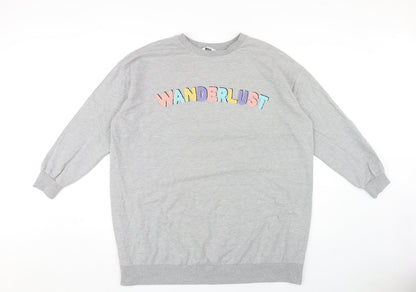 Capsule Women's Grey Pullover Sweatshirt Size 22