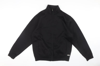 Trussardi Men's Black XL Full Zip Hoodie
