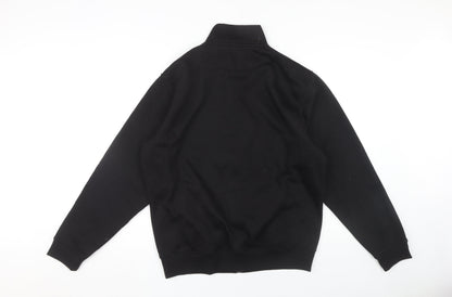 Trussardi Men's Black XL Full Zip Hoodie