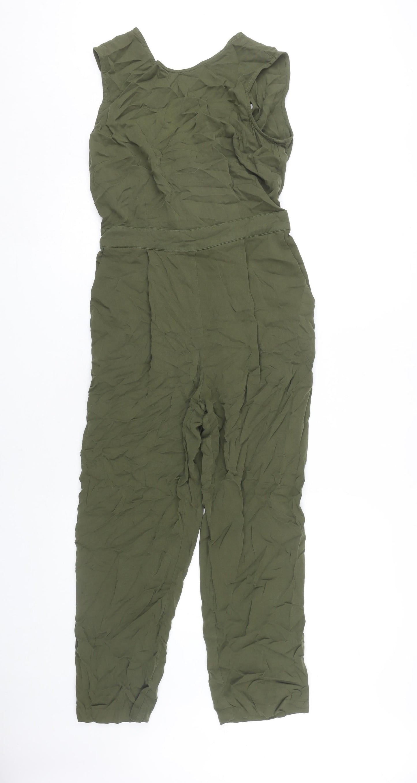 Warehouse Women's Green Jumpsuit Size 10 Casual Stylish