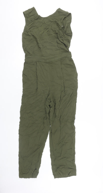 Warehouse Women's Green Jumpsuit Size 10 Casual Stylish