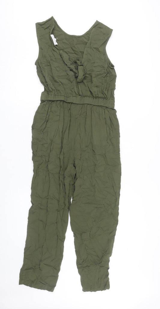 Warehouse Women's Green Jumpsuit Size 10 Casual Stylish