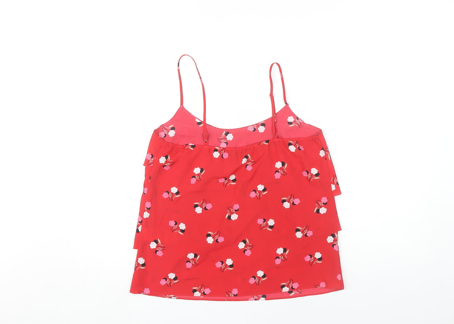 Womens UK Size 10 Oasis Red Camisole Tank