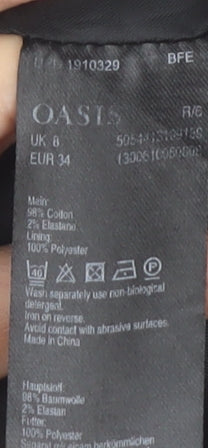 Oasis Women's Floral Pencil Skirt, Size 8, Multicoloured