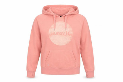 Hurley Women's Pink Hoodie Size M with Logo Accent