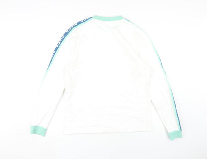 NASA Unisex White Pullover Sweatshirt S