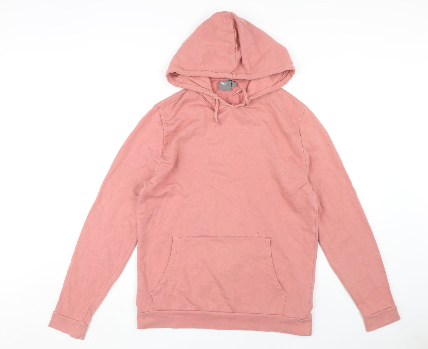 Mens UK Size S ASOS Pink Pullover Hoodie