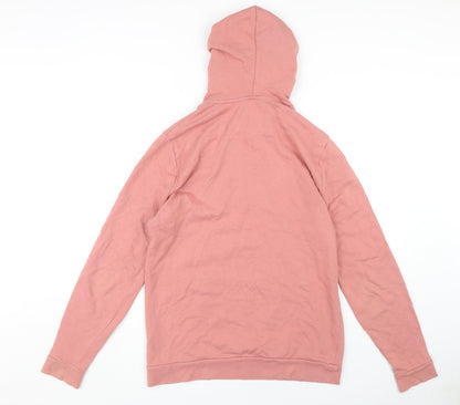 Mens UK Size S ASOS Pink Pullover Hoodie