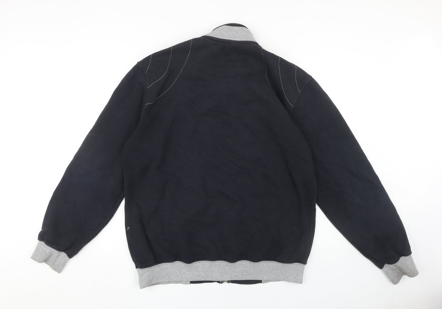 Mens UK Size L Dunnes Black Full Zip Sweatshirt