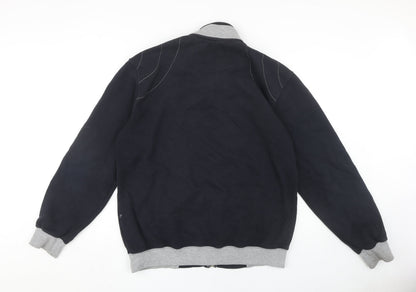 Mens UK Size L Dunnes Black Full Zip Sweatshirt