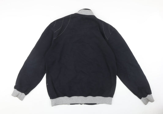 Mens UK Size L Dunnes Black Full Zip Sweatshirt
