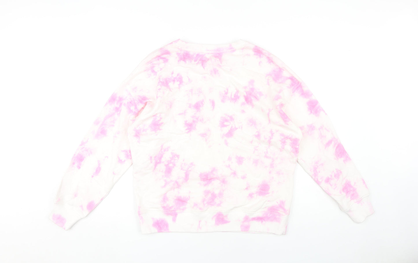 Hush Women's Pink Tie Dye Palm Sweatshirt, Size S