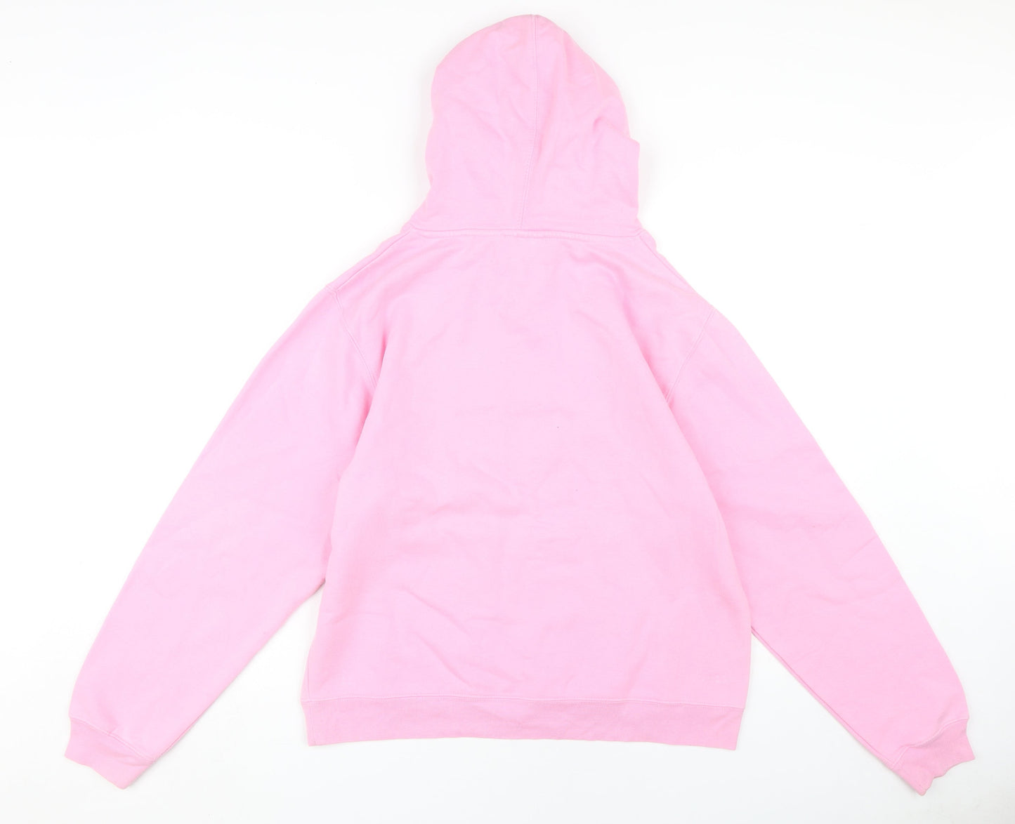 Genuine Stuff Unisex Pink XL Pullover College Hoodie