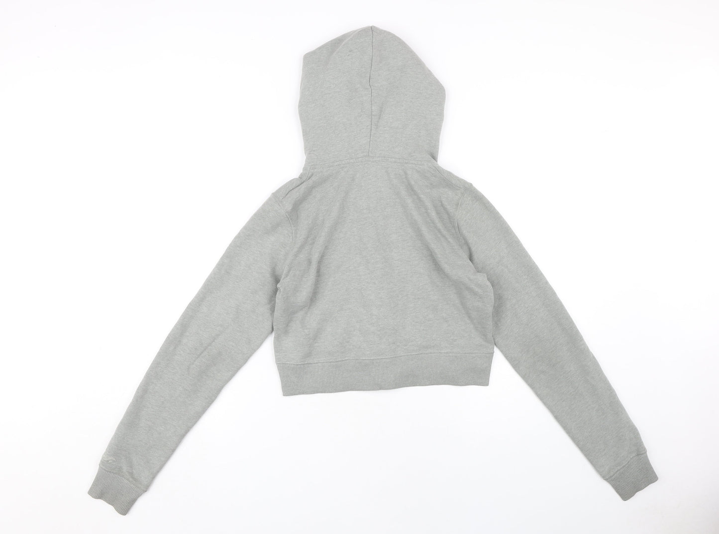 Hollister Women’s Grey Full Zip Hoodie Size S