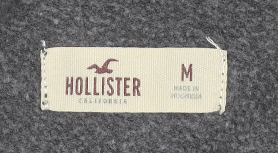 Hollister Women's Grey Pullover Hoodie Size M