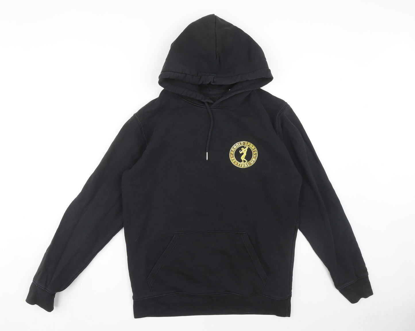 Unisex Adults UK Size M Stanley/Stella Black Pullover Hoodie
