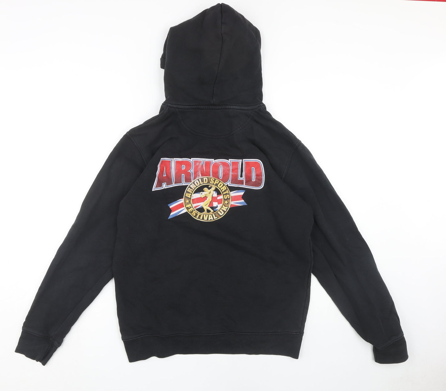 Unisex Adults UK Size M Stanley/Stella Black Pullover Hoodie