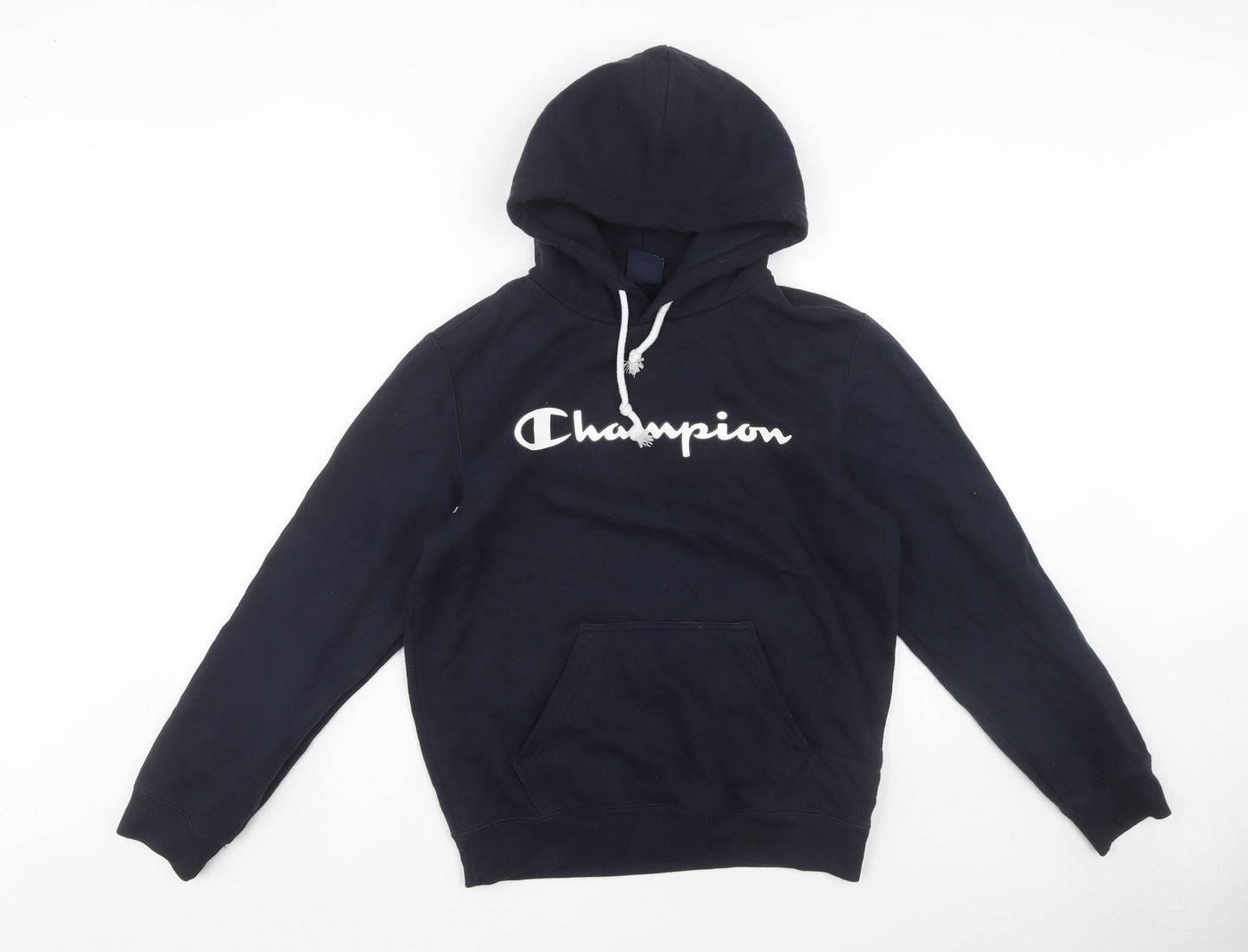 Mens UK Size S Champion Blue Pullover Hoodie