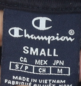 Mens UK Size S Champion Blue Pullover Hoodie