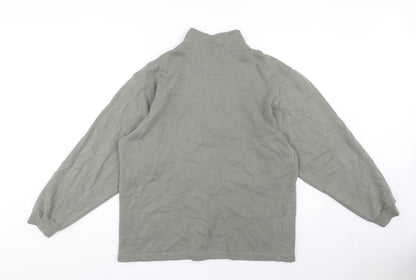 Mens UK Size M Champion Green Full Zip