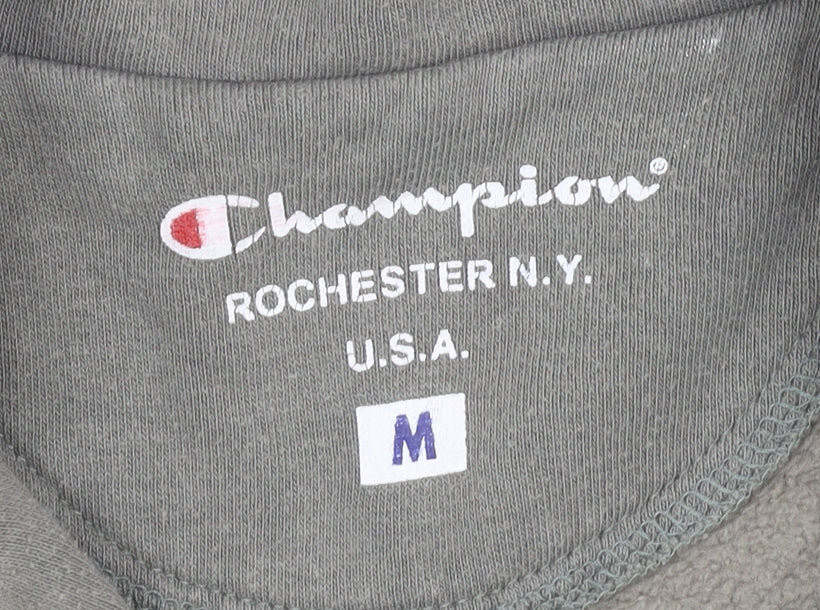 Mens UK Size M Champion Green Full Zip