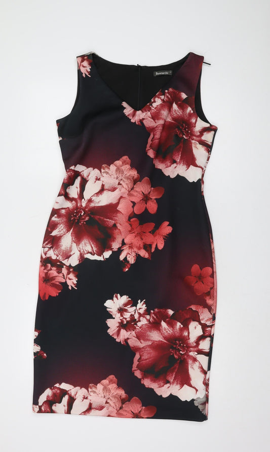 Bonmarché Women's Floral V-Neck Dress, Size 12