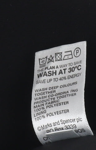 Marks and Spencer Women's Black Skirt Size 18