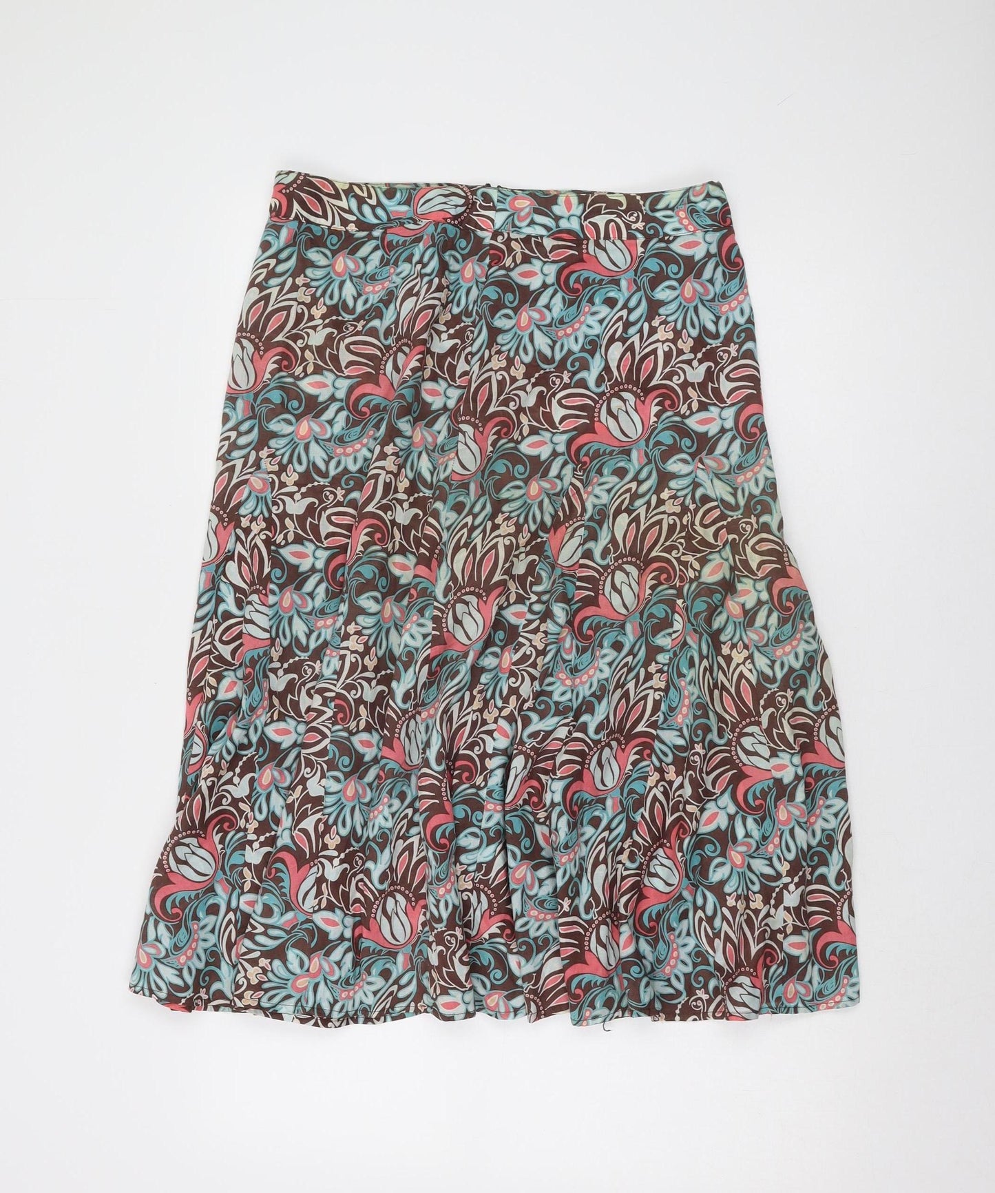 Debenhams Women's Multicoloured Geometric Skirt Size 12