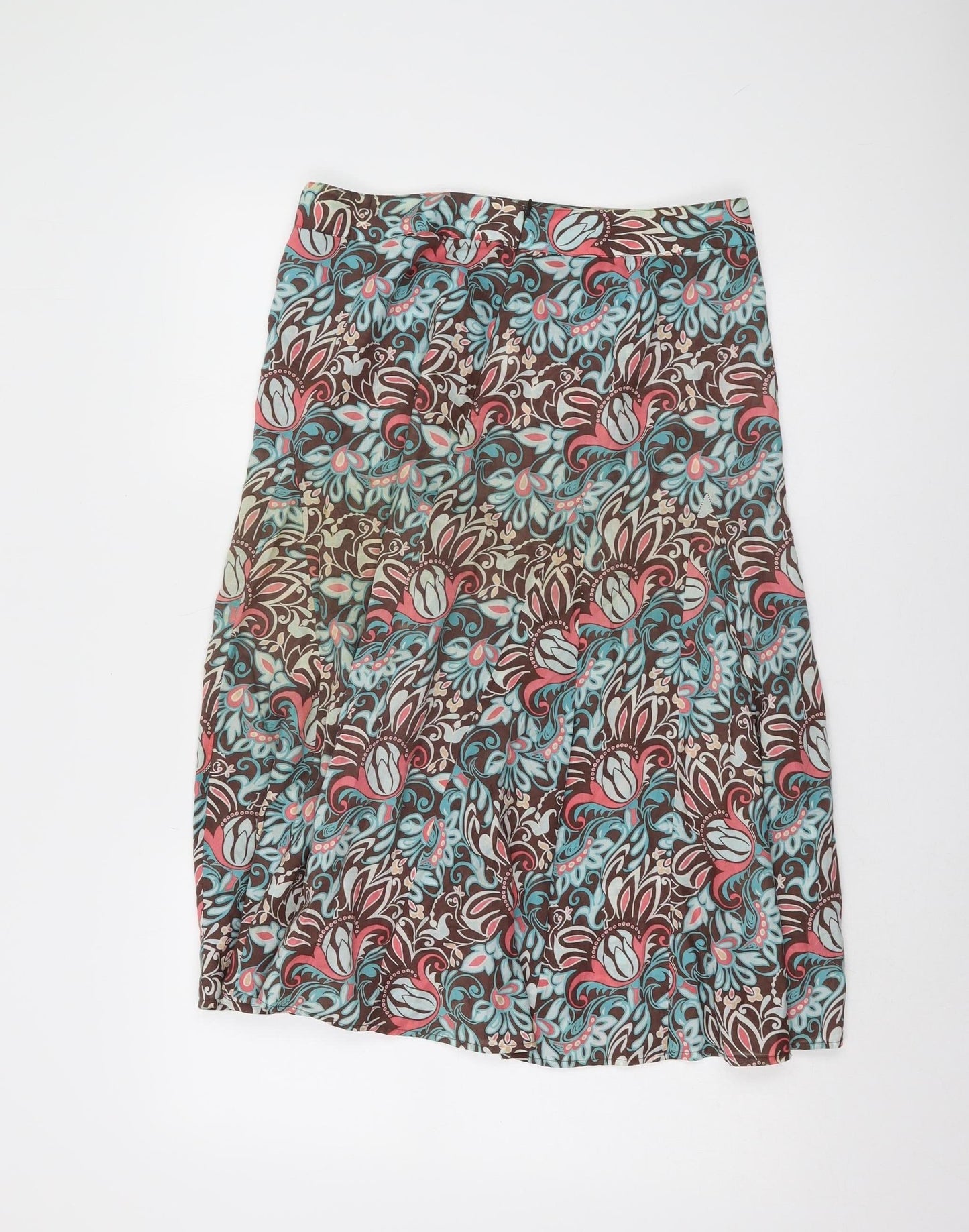 Debenhams Women's Multicoloured Geometric Skirt Size 12