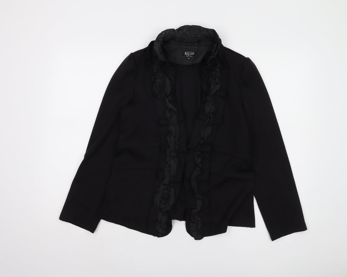 Womens UK Size 12 Marks and Spencer Black Basic Jacket