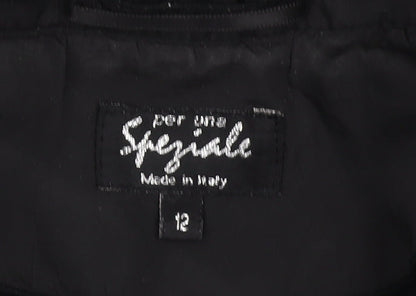 Womens UK Size 12 Marks and Spencer Black Basic Jacket