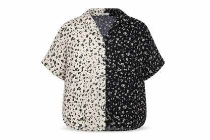 Liquorish Women's Multicoloured Animal Print Blouse, Size 12