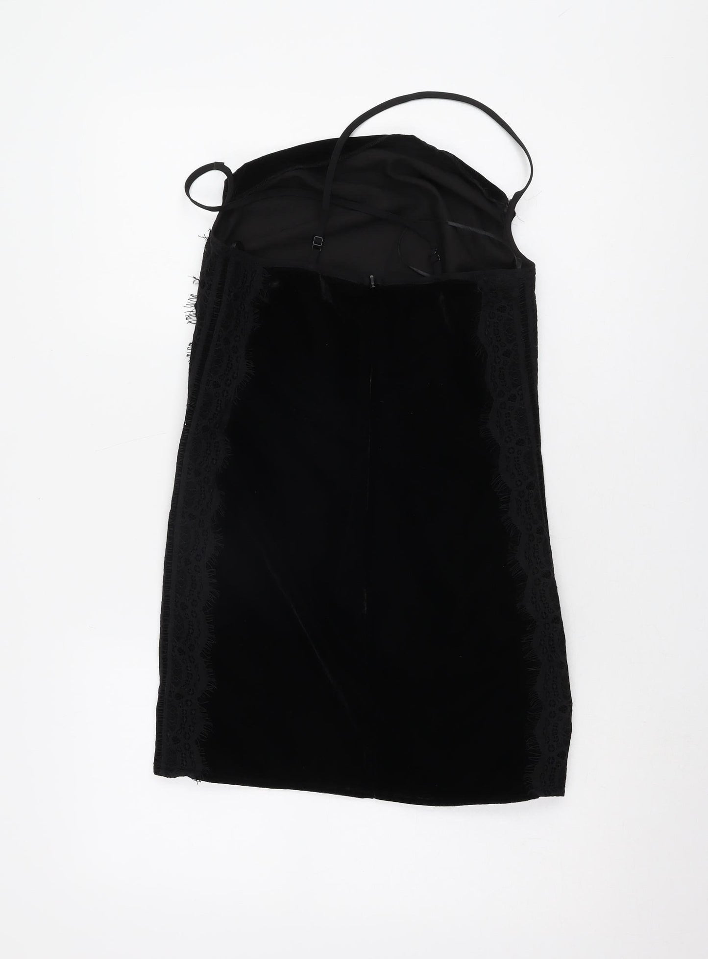 Miss Selfridge Black Petite Sleeveless Dress, Size 6