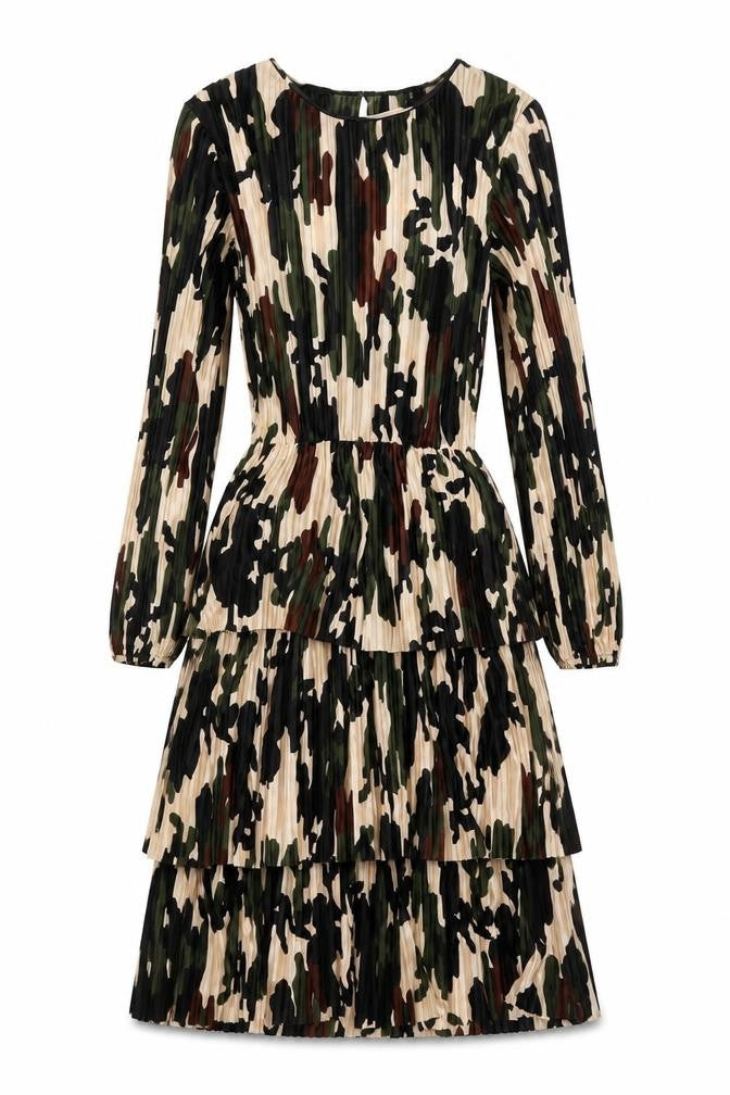 ZARA Women's Camouflage Long Sleeve Dress Size 8