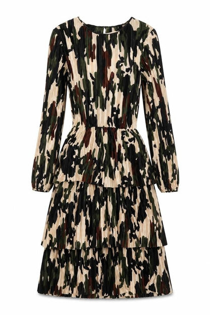 ZARA Women's Camouflage Long Sleeve Dress Size 8