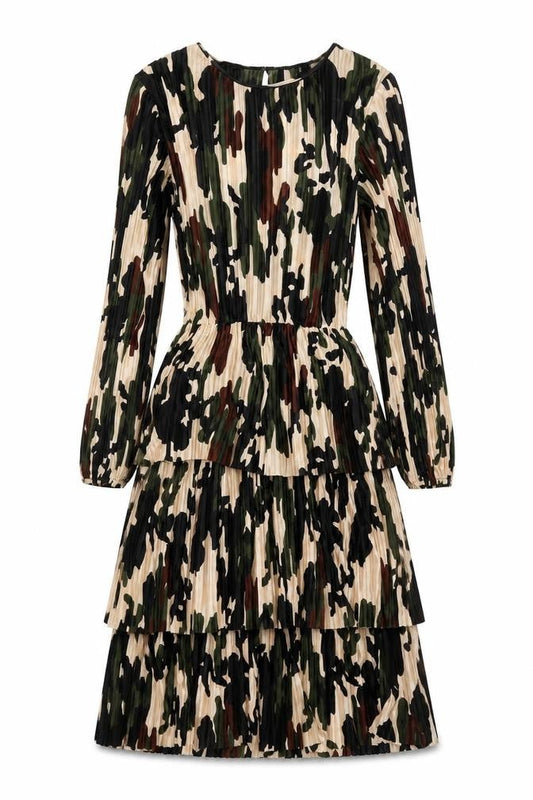 ZARA Women's Camouflage Long Sleeve Dress Size 8