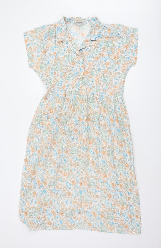 Debenhams Women's Multicoloured Floral Shirt Dress