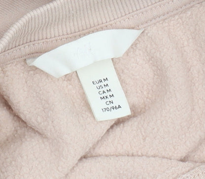 H&M Women's Beige Medium Pullover Sweatshirt