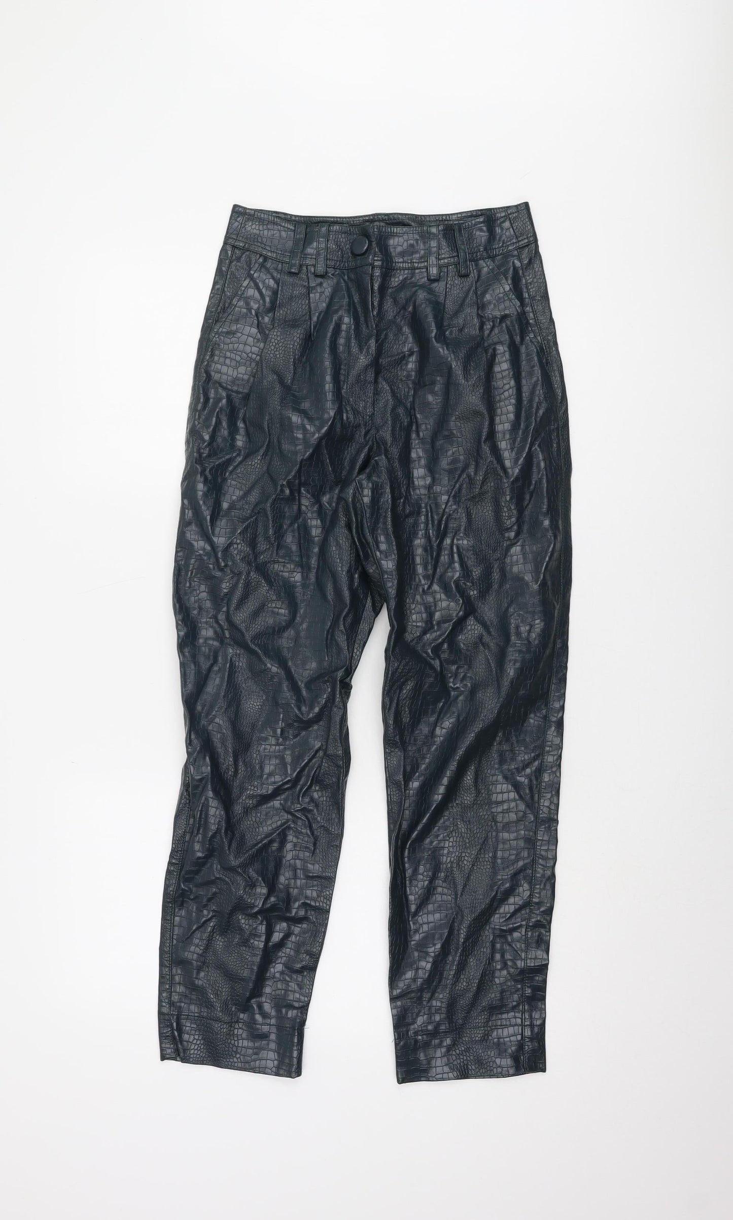 Womens UK Size 8 River Island   Black Trousers