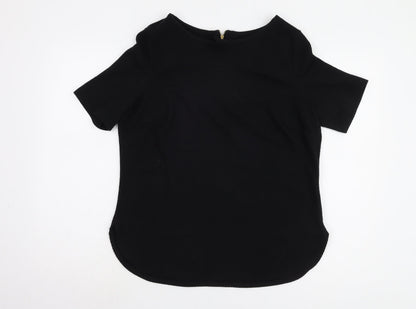 Womens UK Size 16 Marks and Spencer Black Basic Blouse