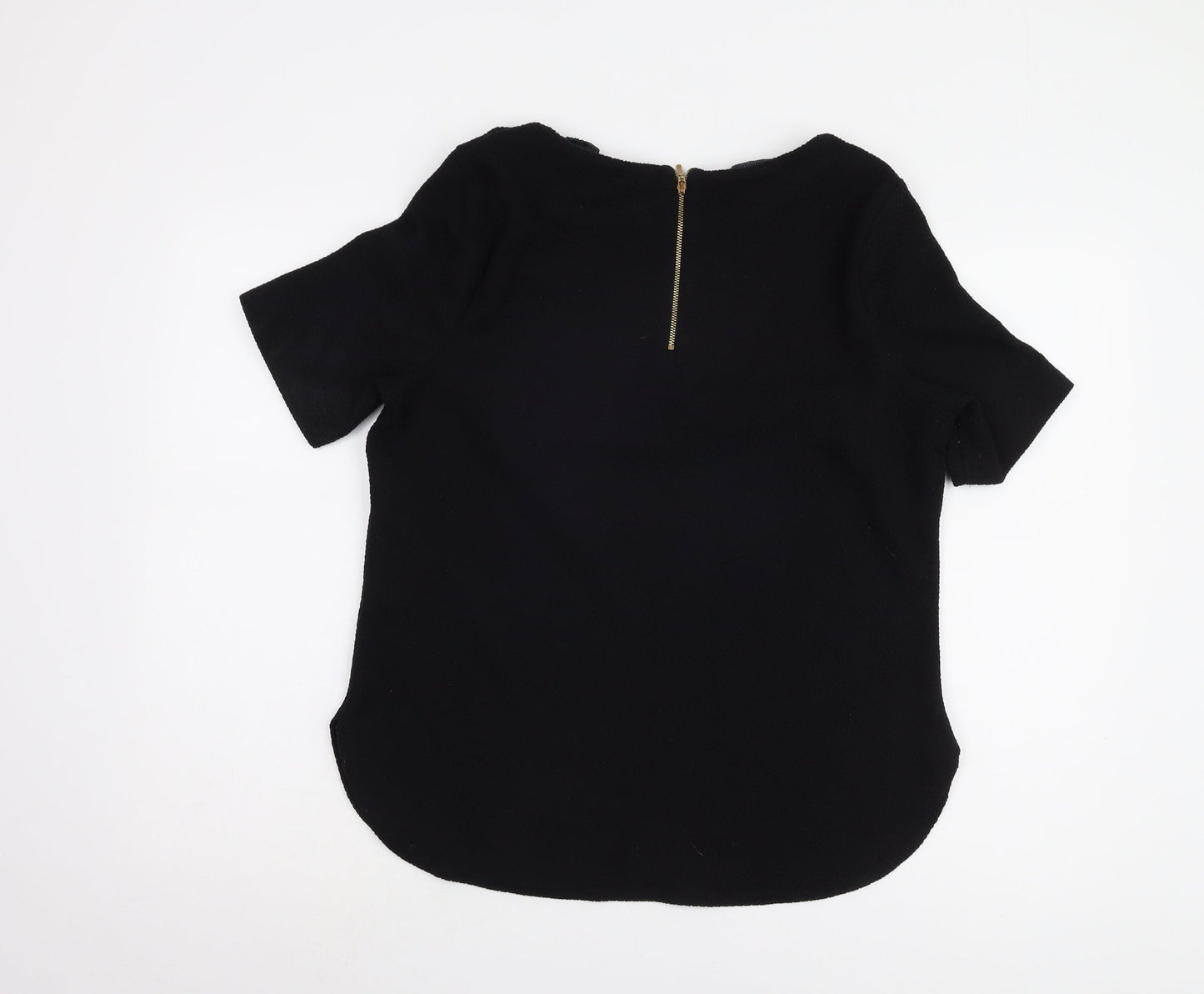 Womens UK Size 16 Marks and Spencer Black Basic Blouse