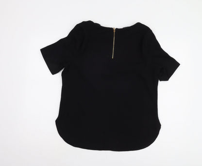 Womens UK Size 16 Marks and Spencer Black Basic Blouse