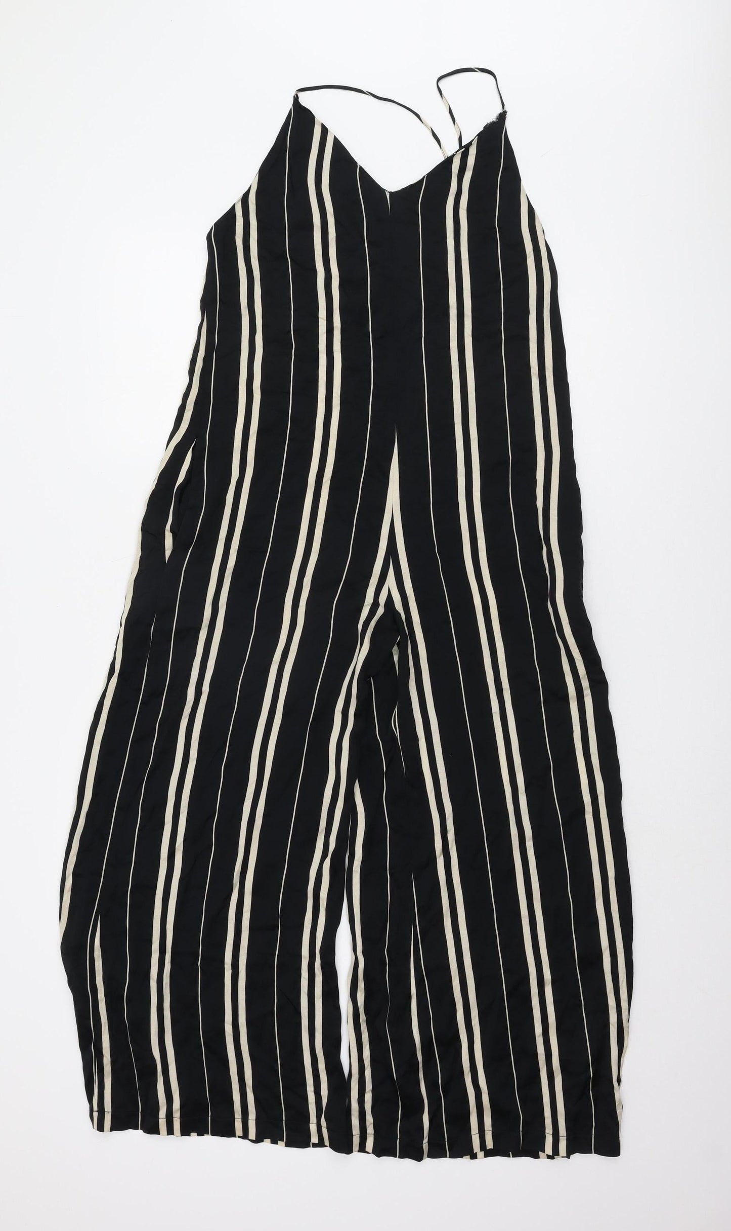 Urban Outfitters Women's Black XS Striped Jumpsuit