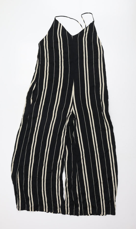 Urban Outfitters Women's Black XS Striped Jumpsuit