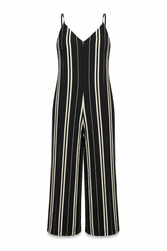 Urban Outfitters Women's Black XS Striped Jumpsuit