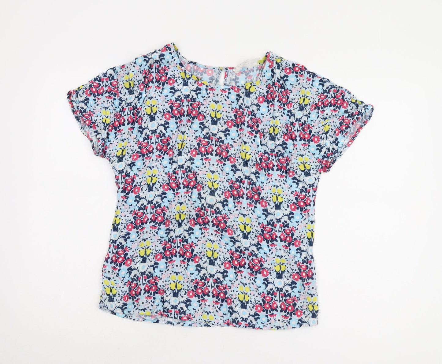 John Lewis Women's Multicoloured Floral Blouse Size 12