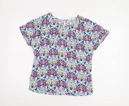 John Lewis Women's Multicoloured Floral Blouse Size 12