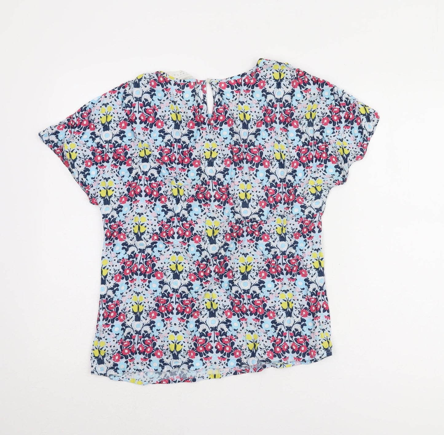 John Lewis Women's Multicoloured Floral Blouse Size 12