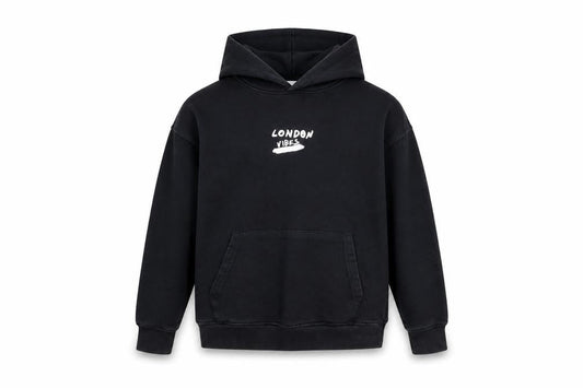 Zara Boys Black Graphic Print Hoodie Size 11-12 Years